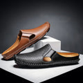 Chaussures Slip-On en Cuir Véritable – Élégance et Confort Haut de Gamme