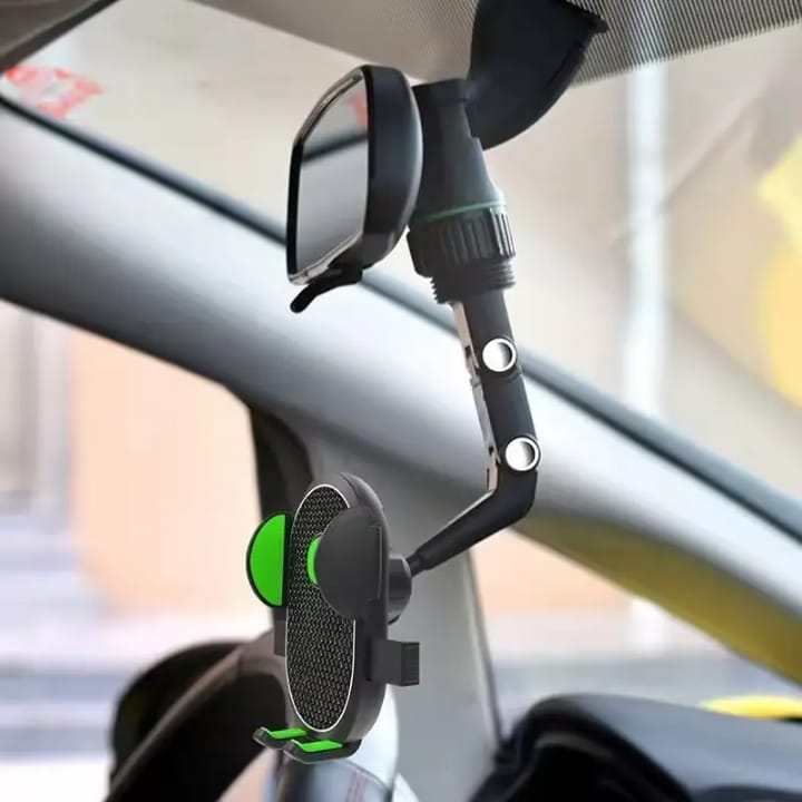 Support Téléphone Rétroviseur 360°